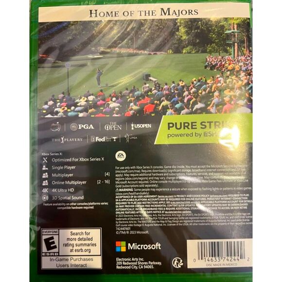 PGA Tour Road to the Masters XBOX Series X Game-New! - Picture 2 of 2